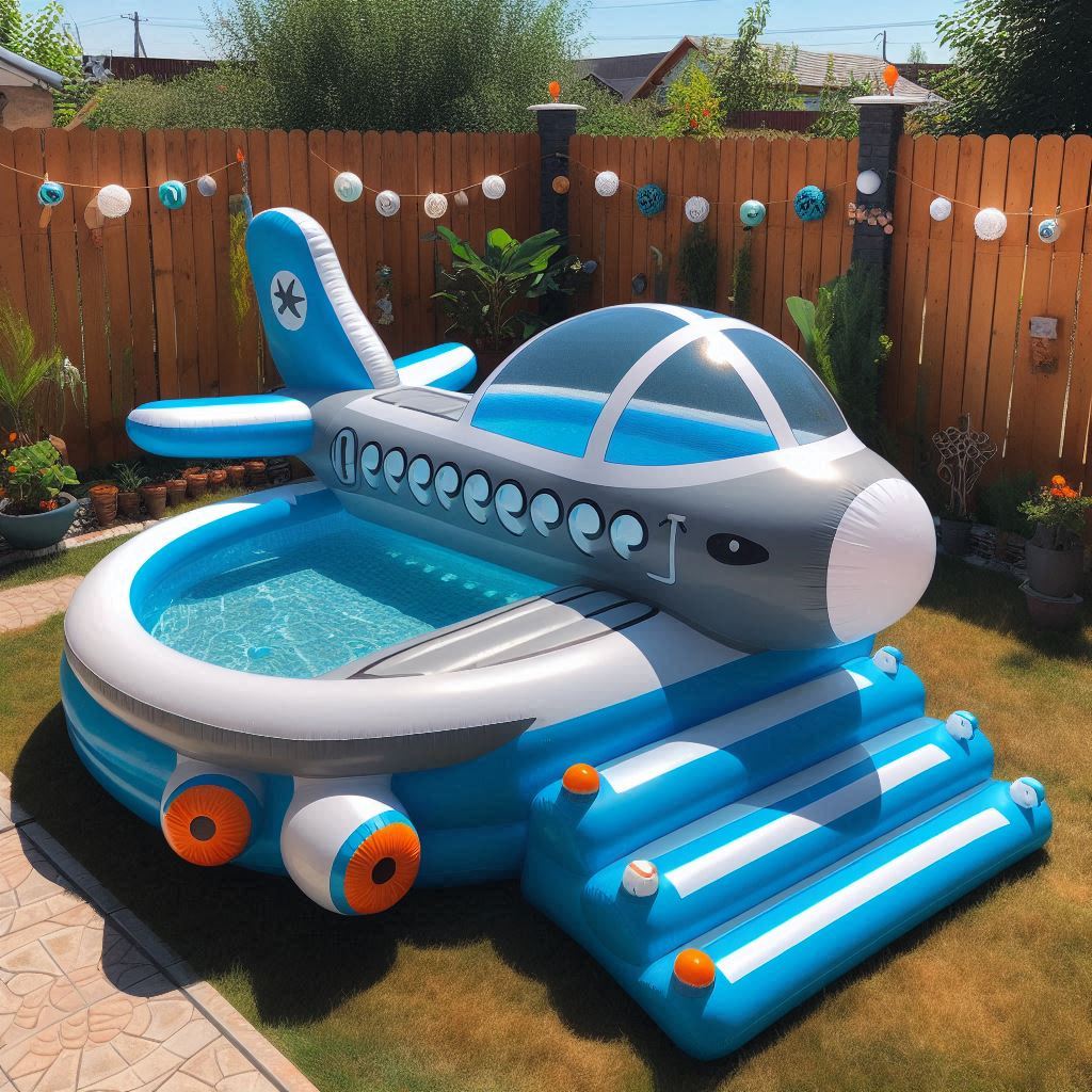 Inflatable Aeroplane Pools 3