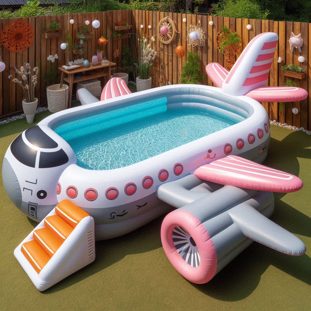 Inflatable Aeroplane Pools 5