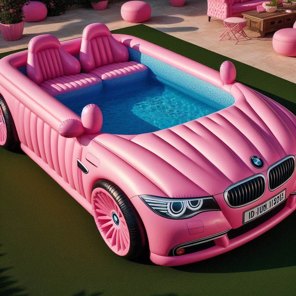 Inflatable BMW Car Pools 1