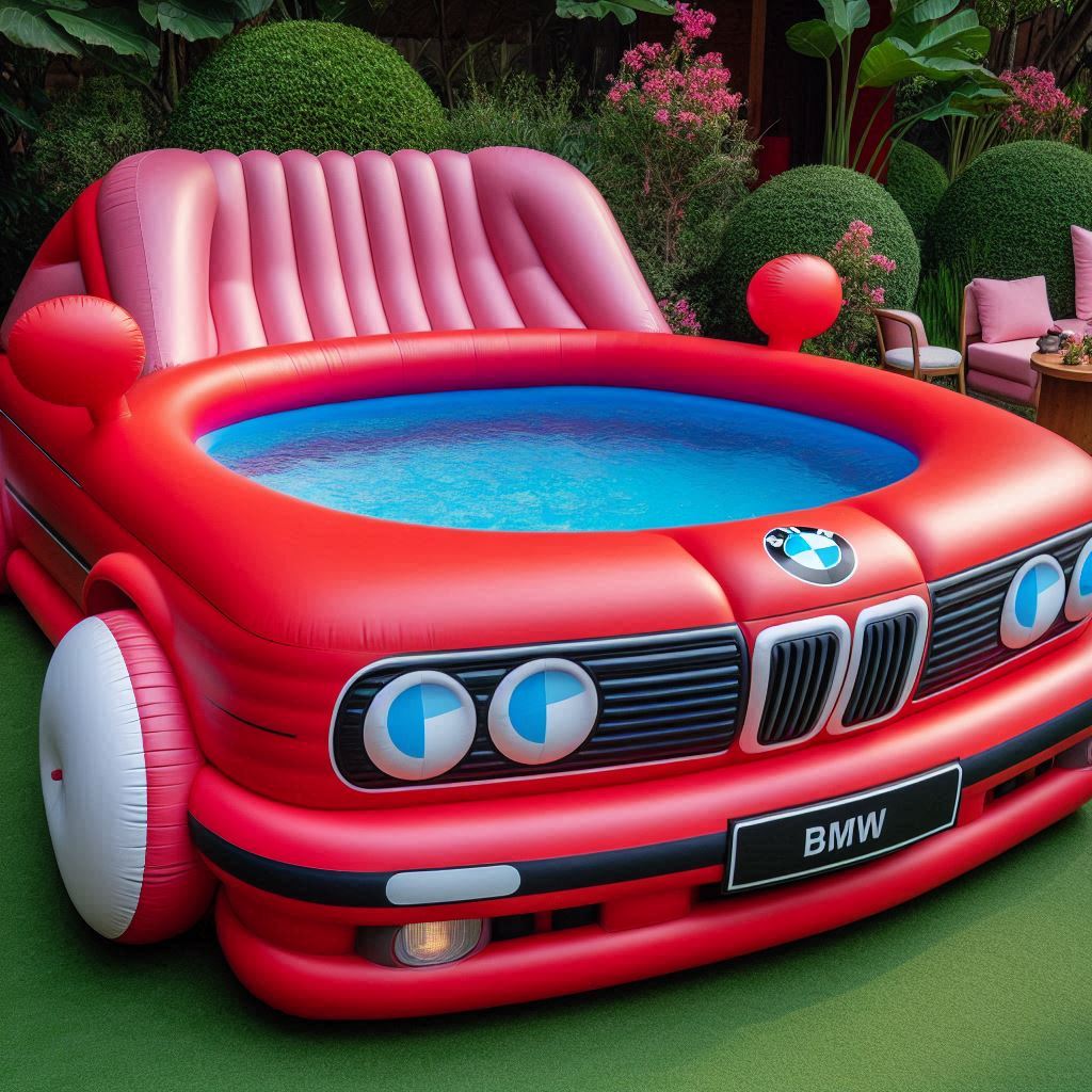 Inflatable BMW Car Pools 3