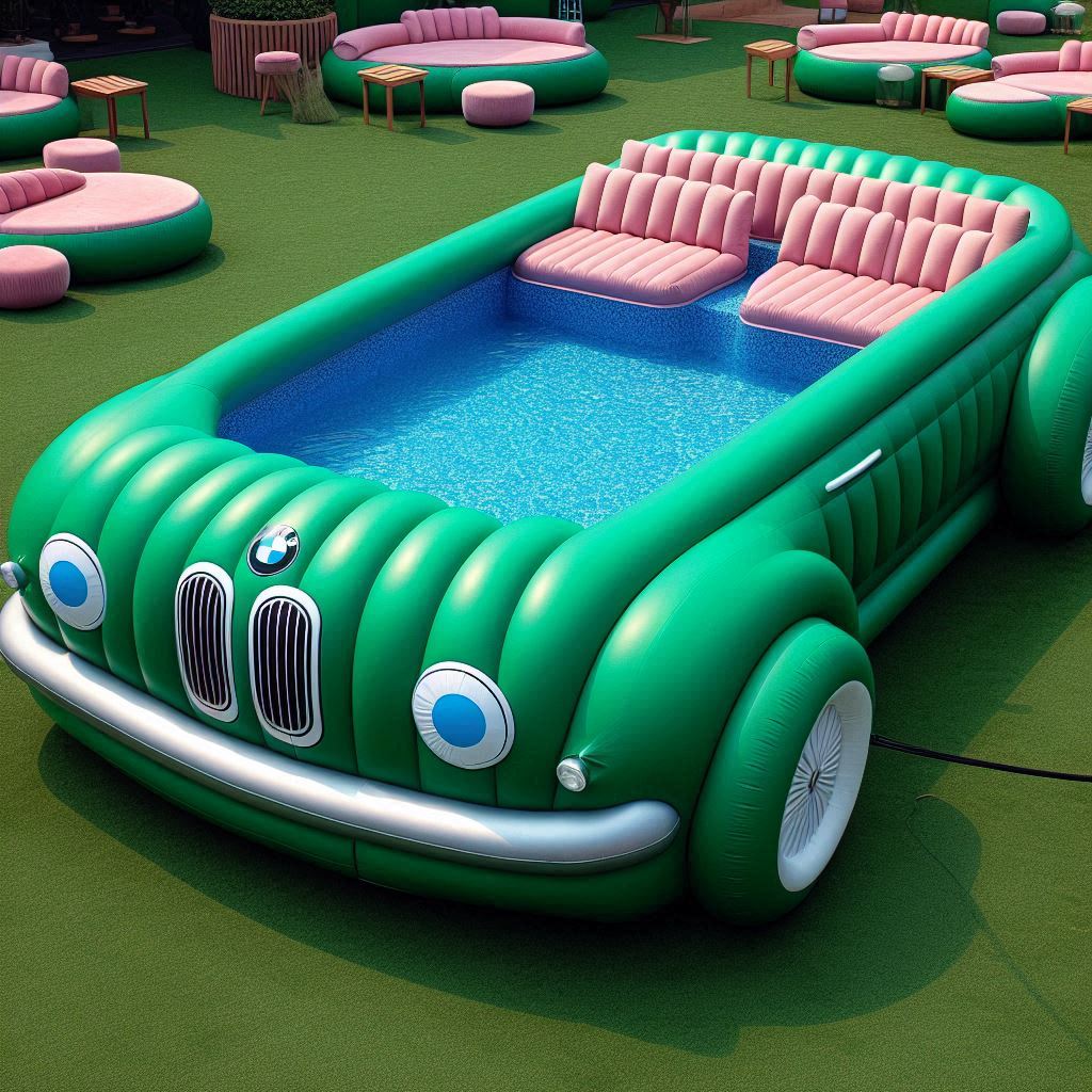 Inflatable BMW Car Pools 5