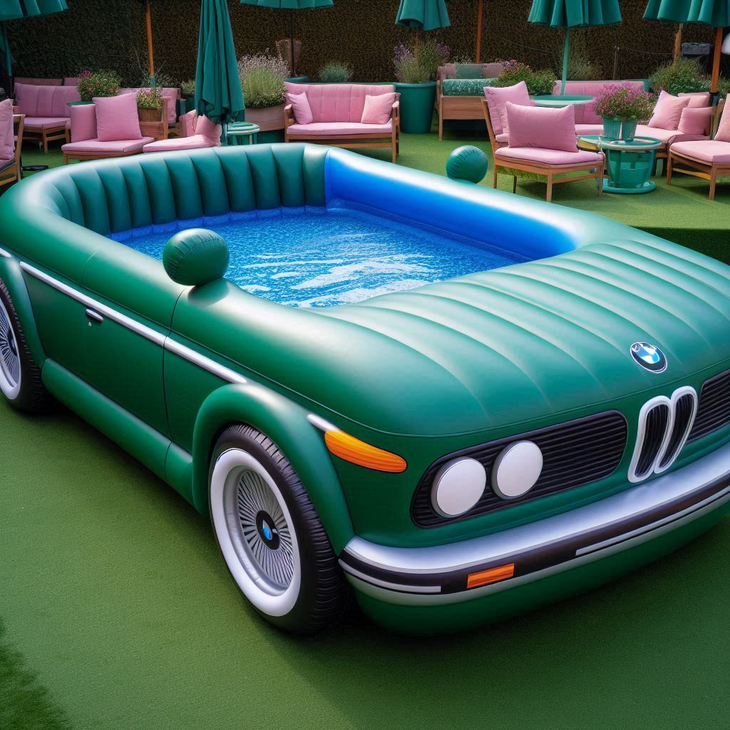 Inflatable BMW Car Pools 6