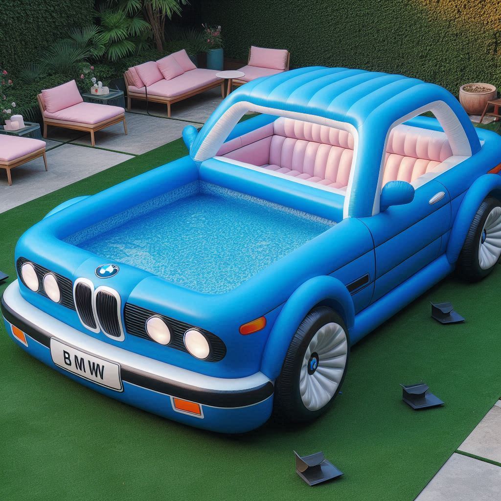 Inflatable BMW Car Pools 8