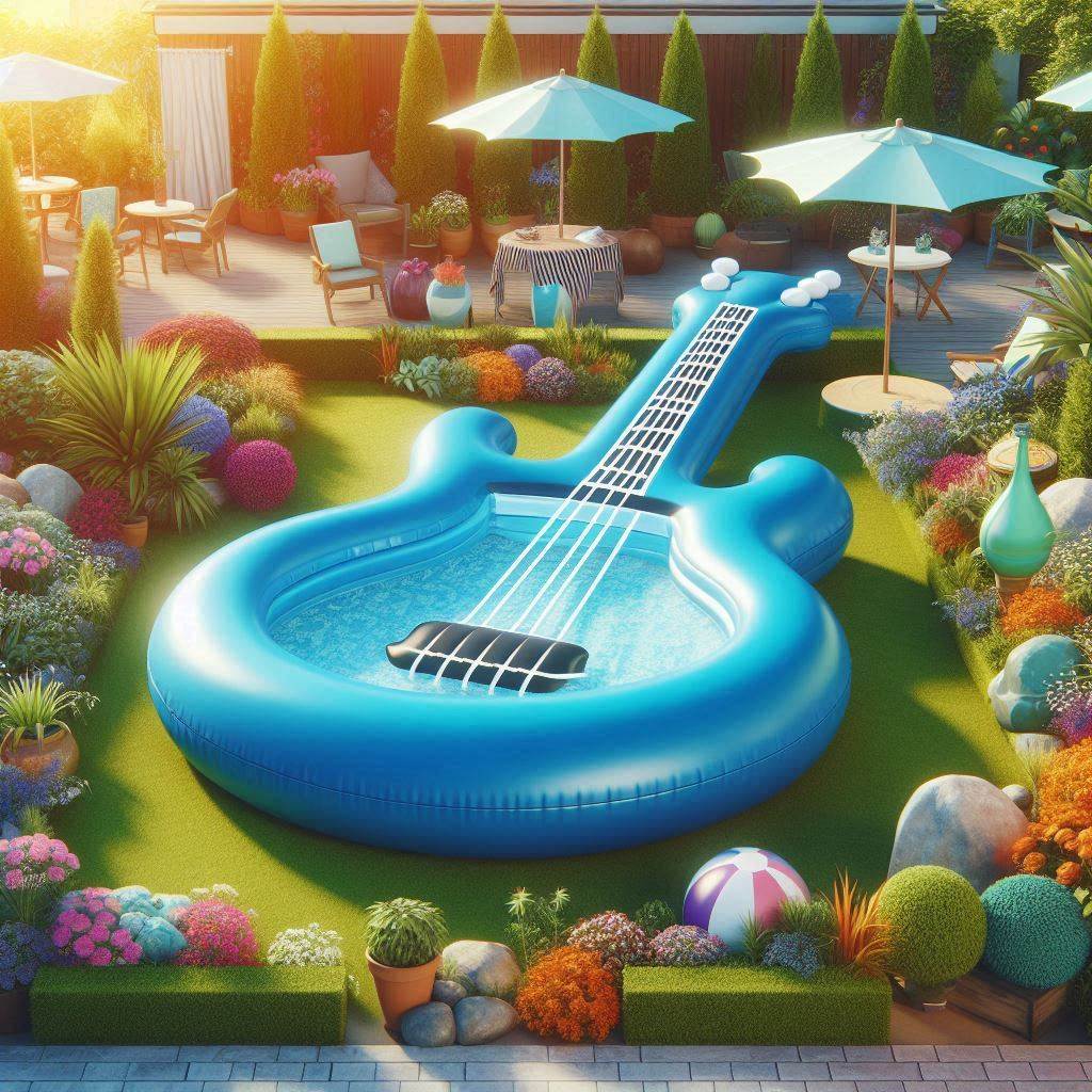 Inflatable Guitar Pools 1