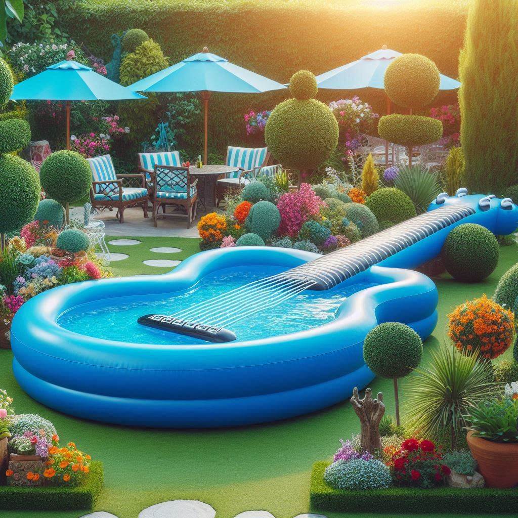 Inflatable Guitar Pools 2