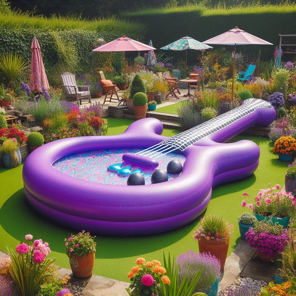 Inflatable Guitar Pools 6