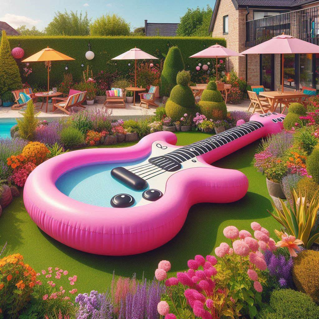 Inflatable Guitar Pools 7