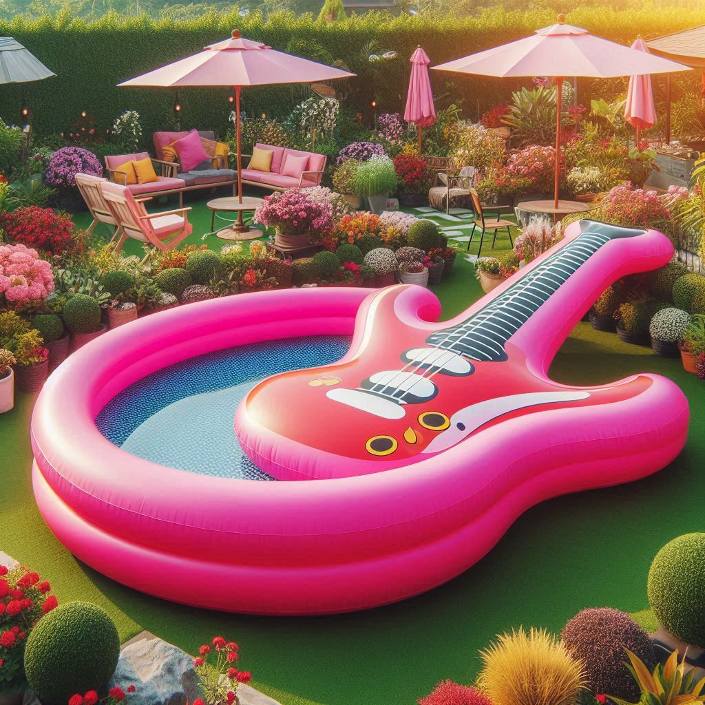 Inflatable Guitar Pools 8