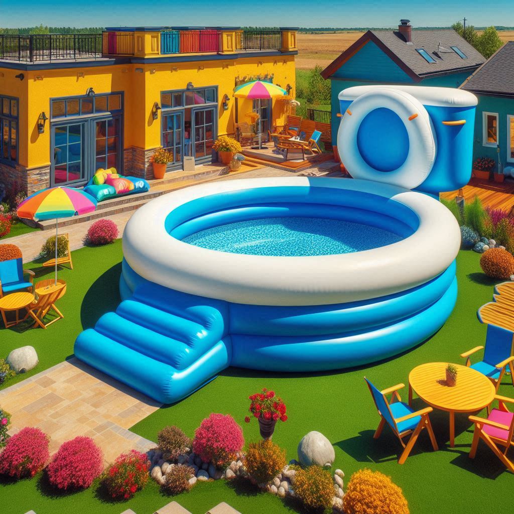 Inflatable Toilet Pools 3