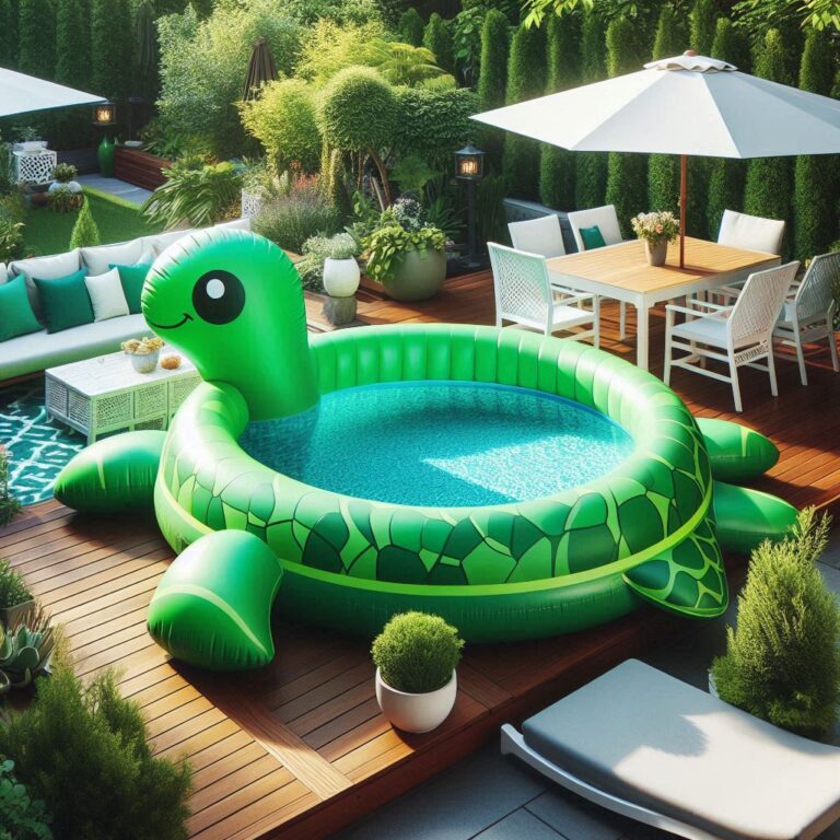 Inflatable Turtle Pools: Unique Swimming Pool Designs Shaped Like ...