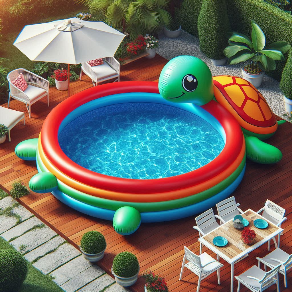 Inflatable Turtle Pools 5 1