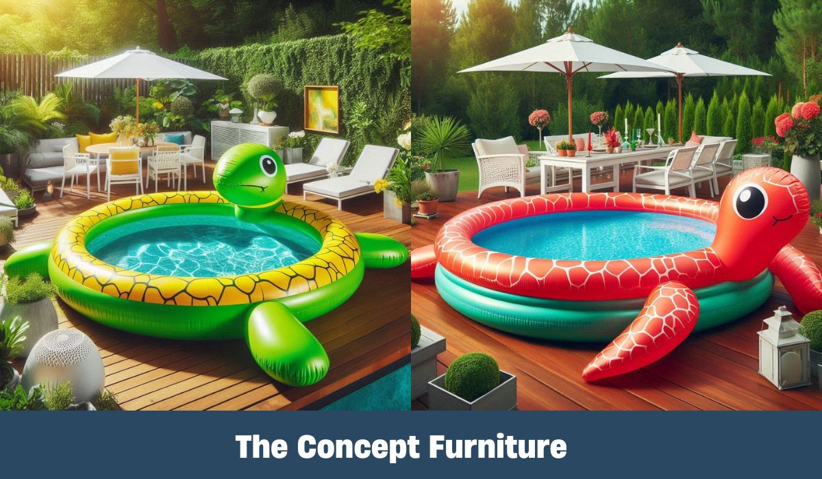 Inflatable Turtle Pools: Unique Swimming Pool Designs Shaped Like Adorable Turtles