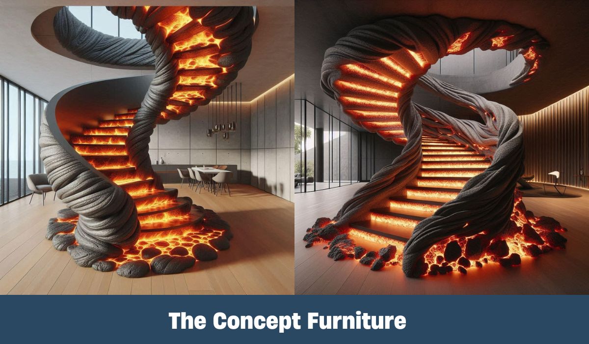 Lava Staircase: Combining Aesthetic Appeal with Functional Benefits