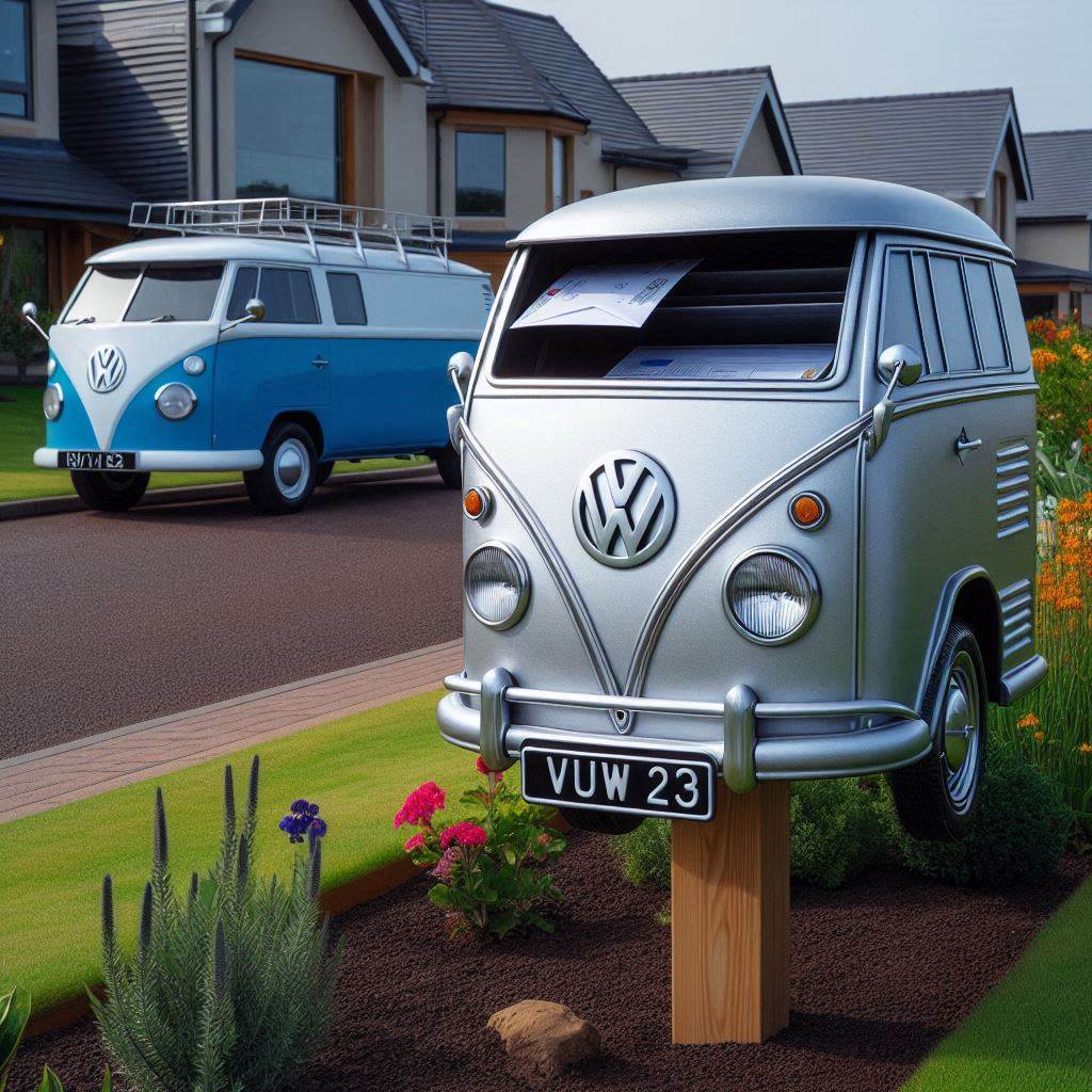 Mailbox Inspired by VW Cars 2 1