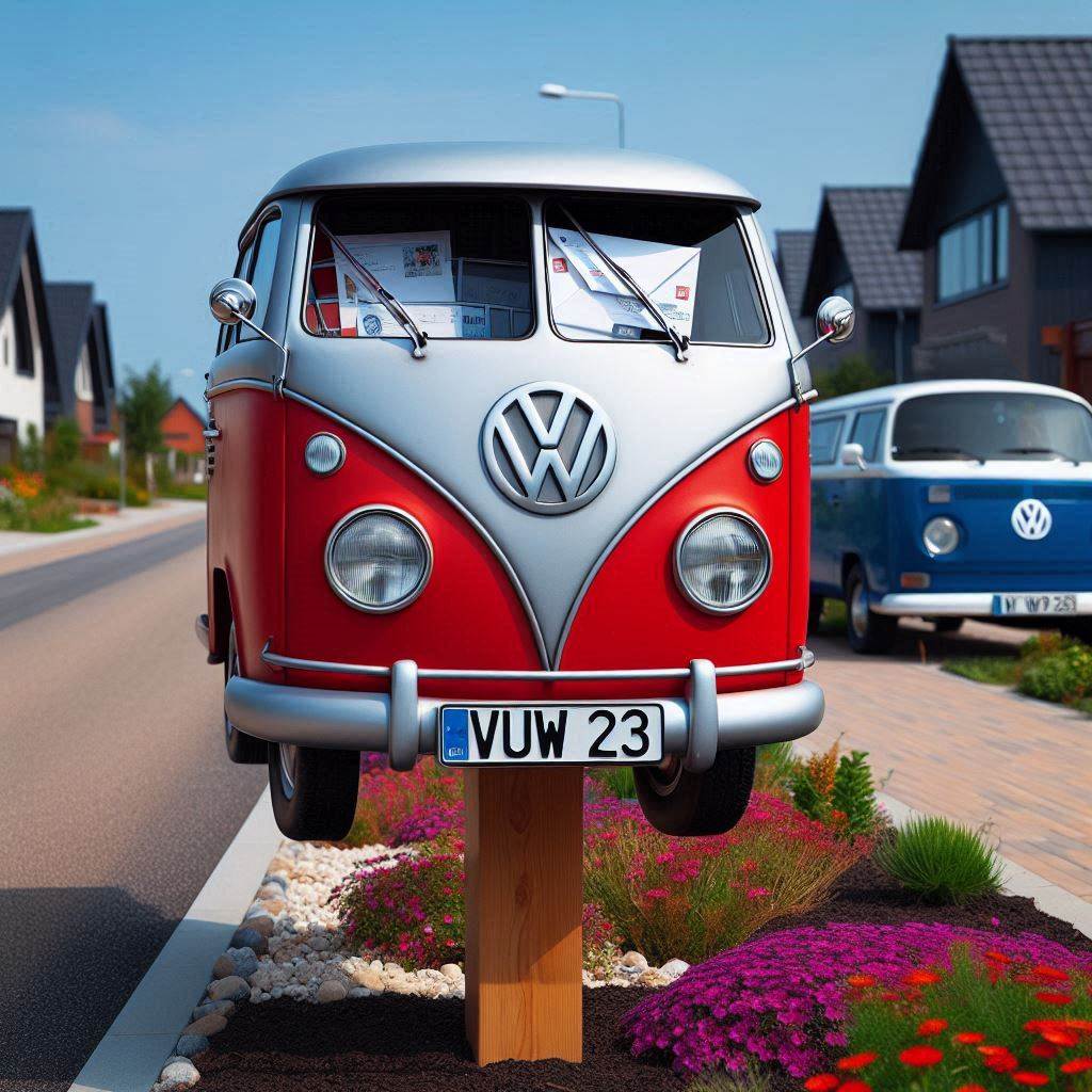 Mailbox Inspired by VW Cars 4