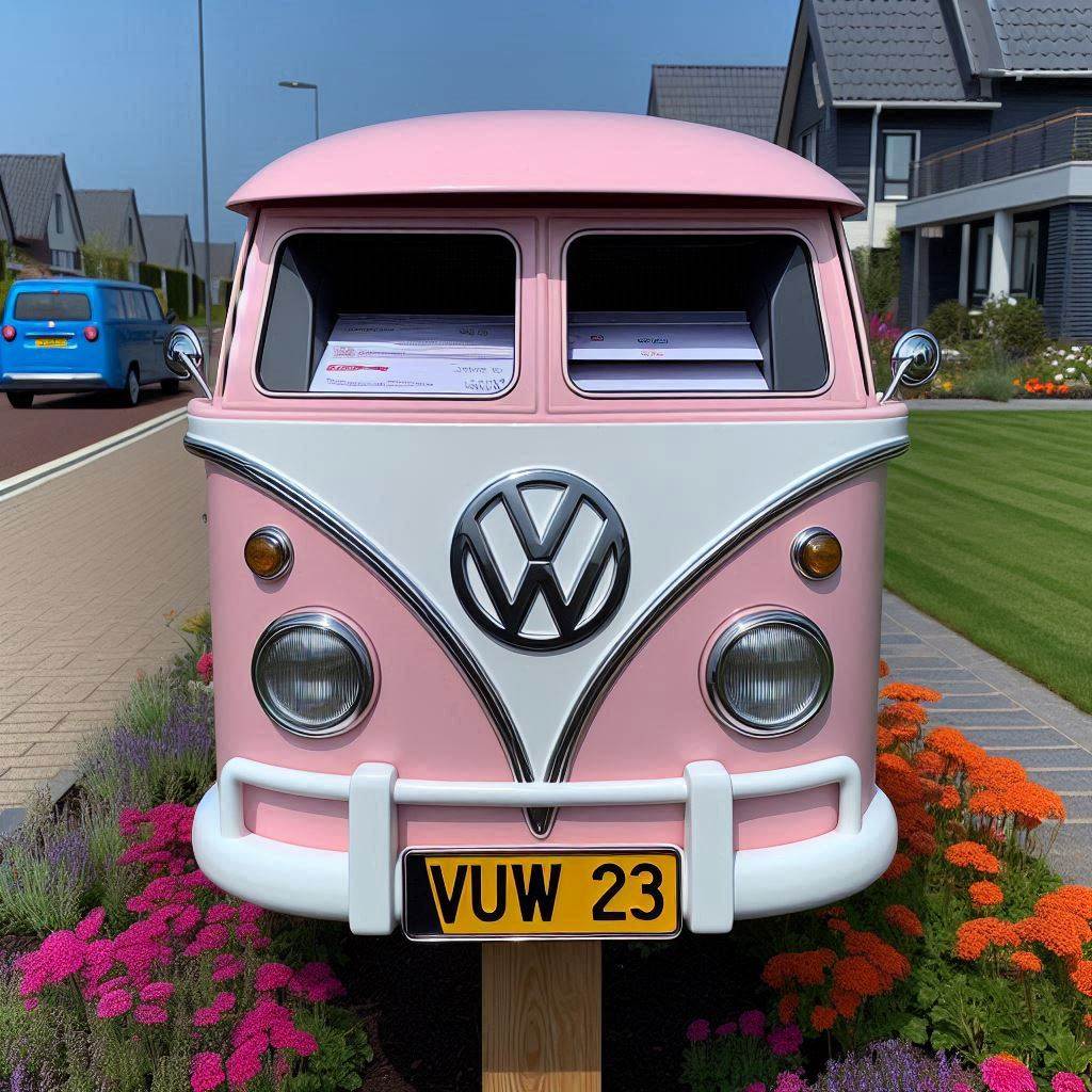 Mailbox Inspired by VW Cars 5