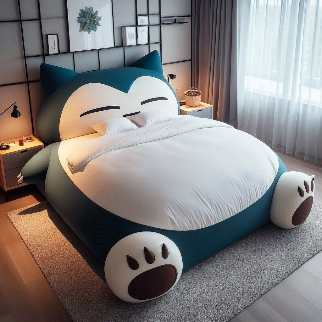 Pokemon Shaped Bed The Perfect Blend of Fun and Functionality for Any Pokemon Fan 1