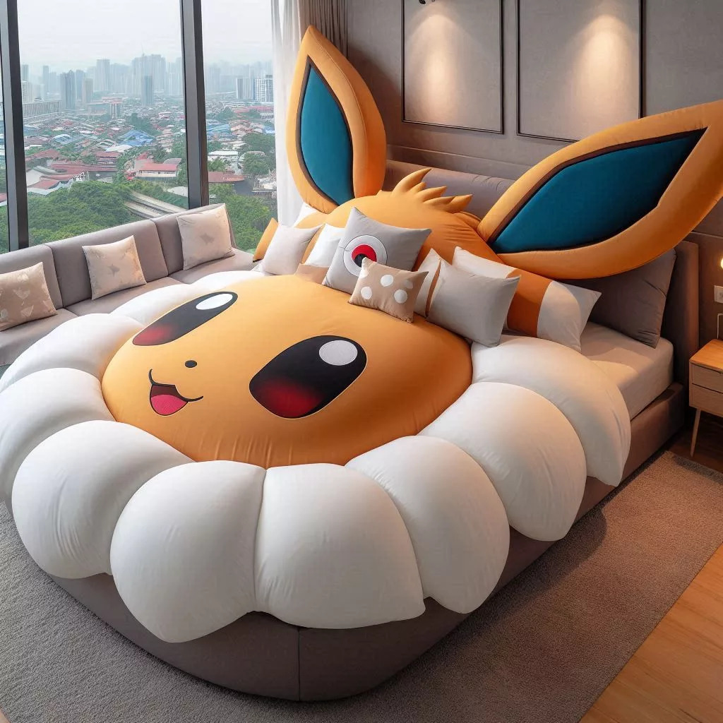 Pokemon Shaped Bed The Perfect Blend of Fun and Functionality for Any Pokemon Fan 3