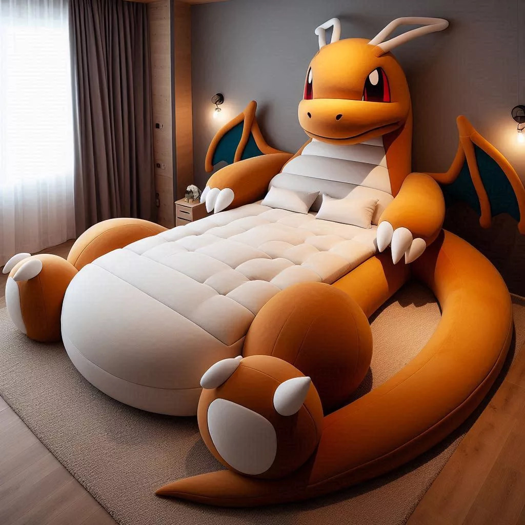 Pokemon Shaped Bed The Perfect Blend of Fun and Functionality for Any Pokemon Fan 6