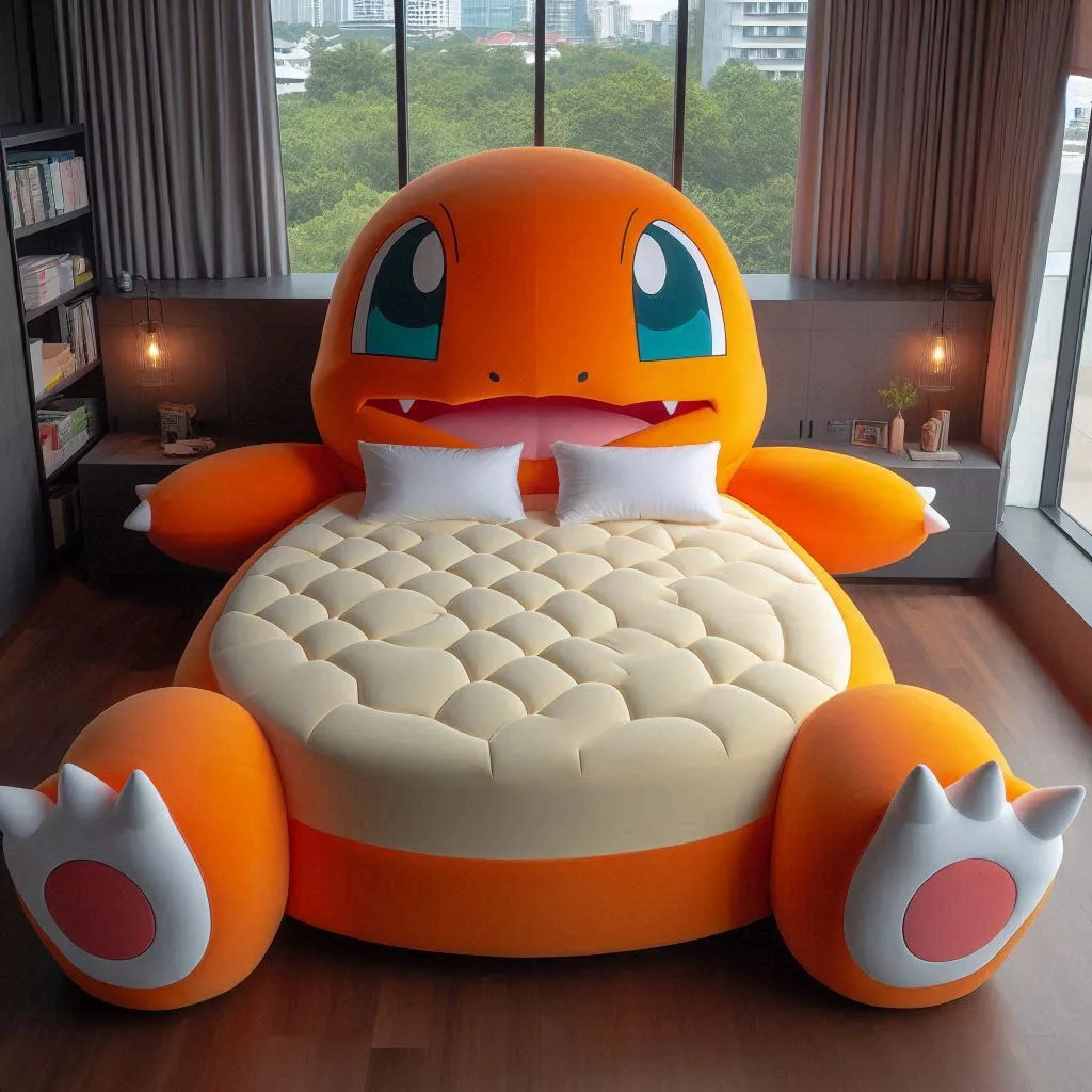 Pokemon Shaped Bed The Perfect Blend of Fun and Functionality for Any Pokemon Fan 7