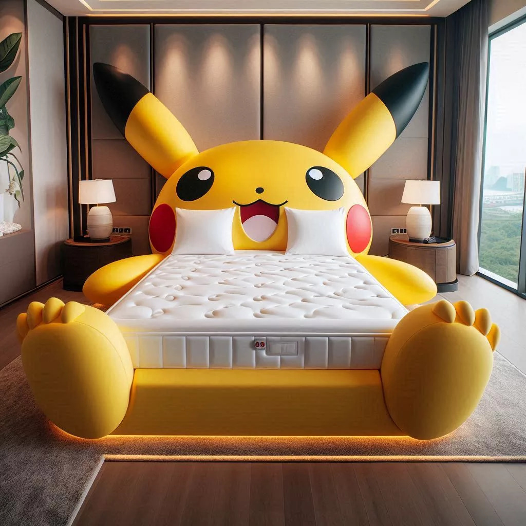 Pokemon Shaped Bed The Perfect Blend of Fun and Functionality for Any Pokemon Fan 8