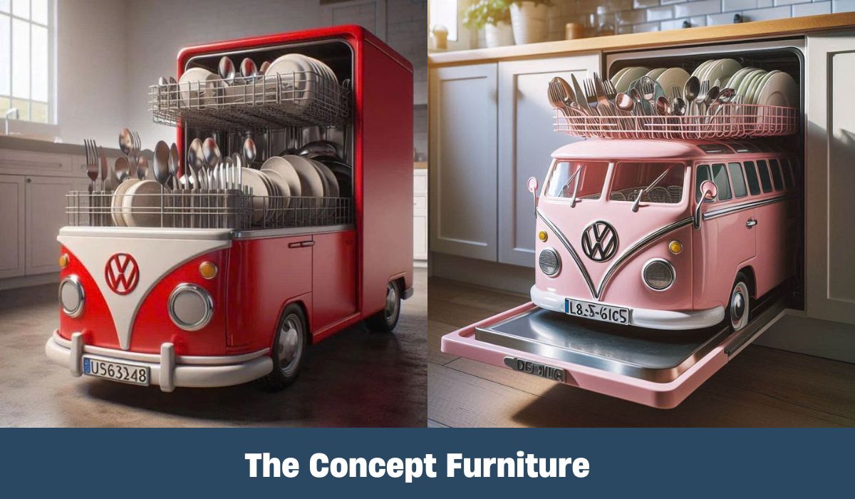 Revolutionize Your Kitchen with the VW Car-Shaped Dishwasher: A Must-Have for Auto Enthusiasts