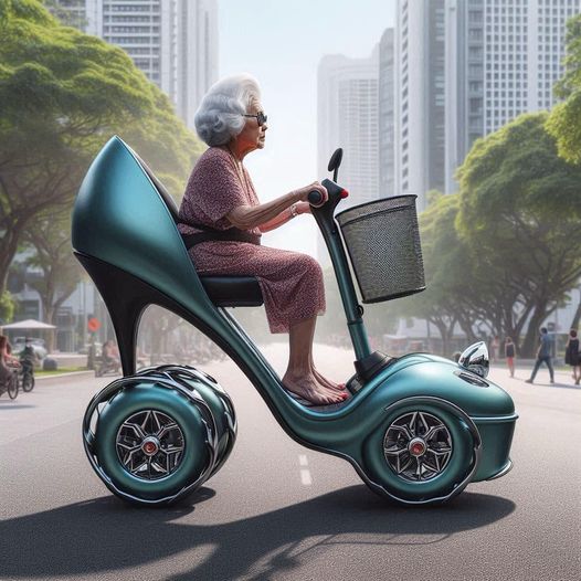 Scooters Inspired by High Heels