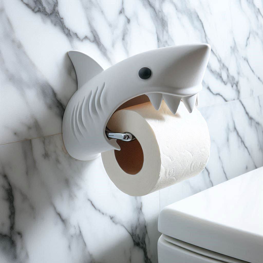 Shark Toilet Paper Holder 1