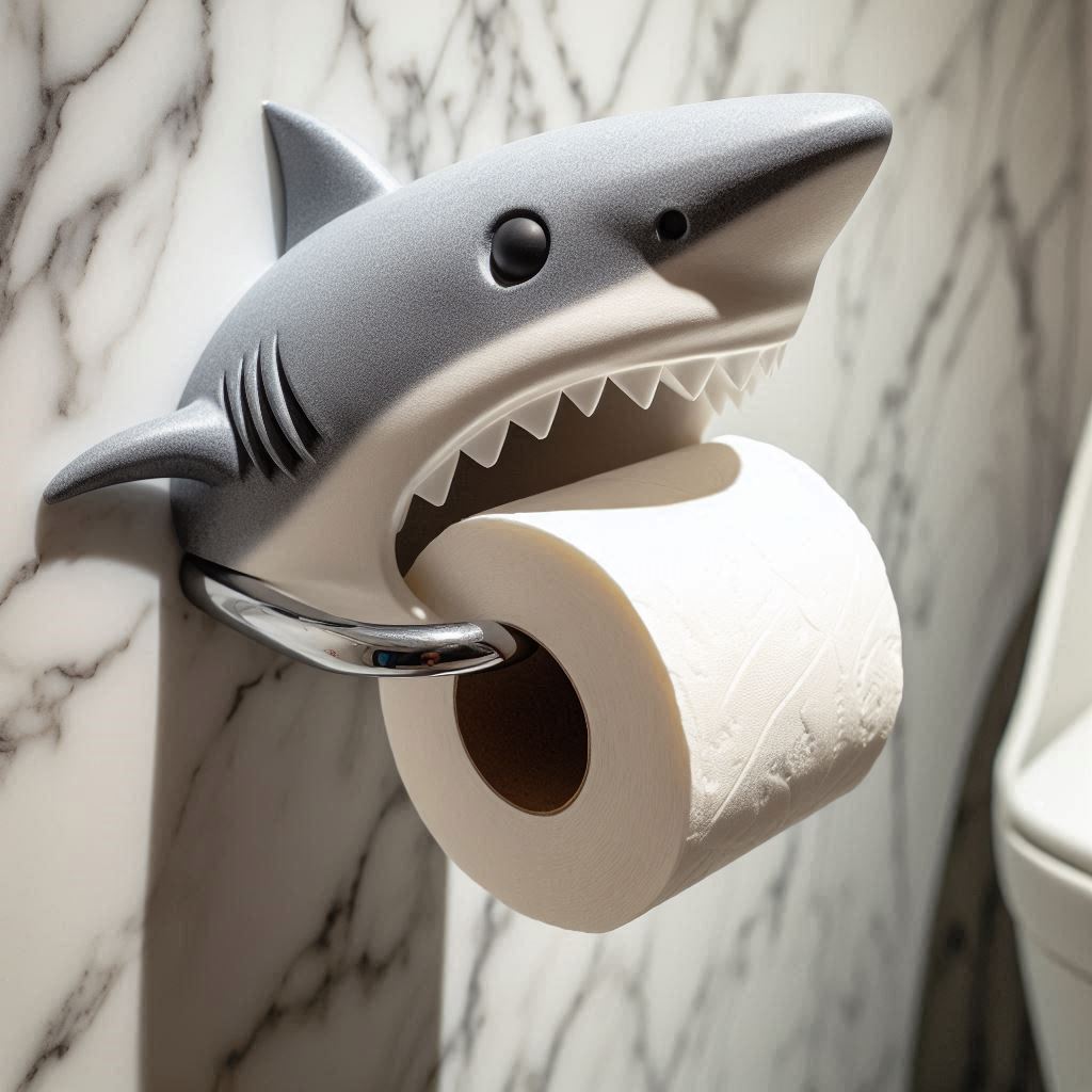 Shark Toilet Paper Holder 8