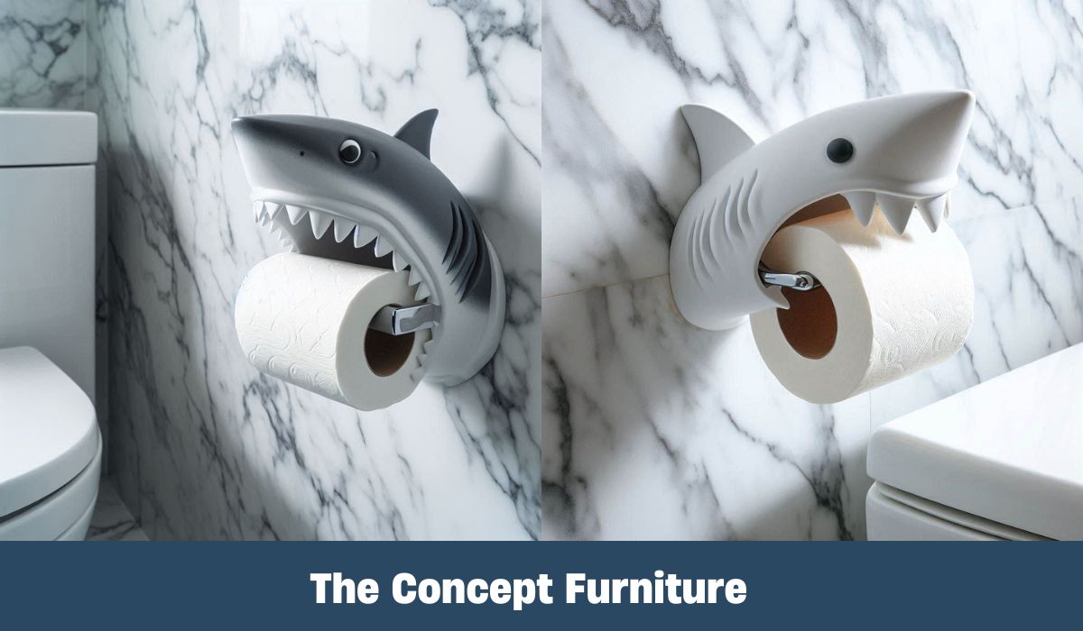 Shark Toilet Paper Holder: Adorable Shark-Inspired Bathroom Accessory