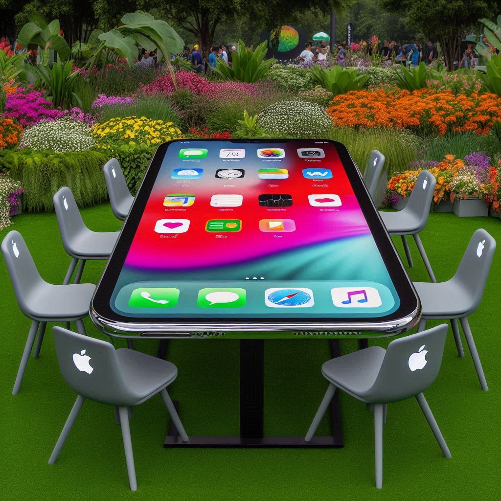 Smartphone Shaped Patio Sets 2