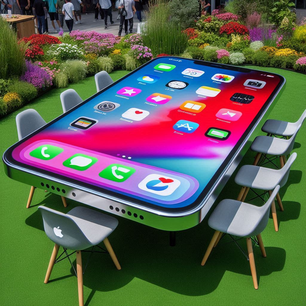 Smartphone Shaped Patio Sets 3