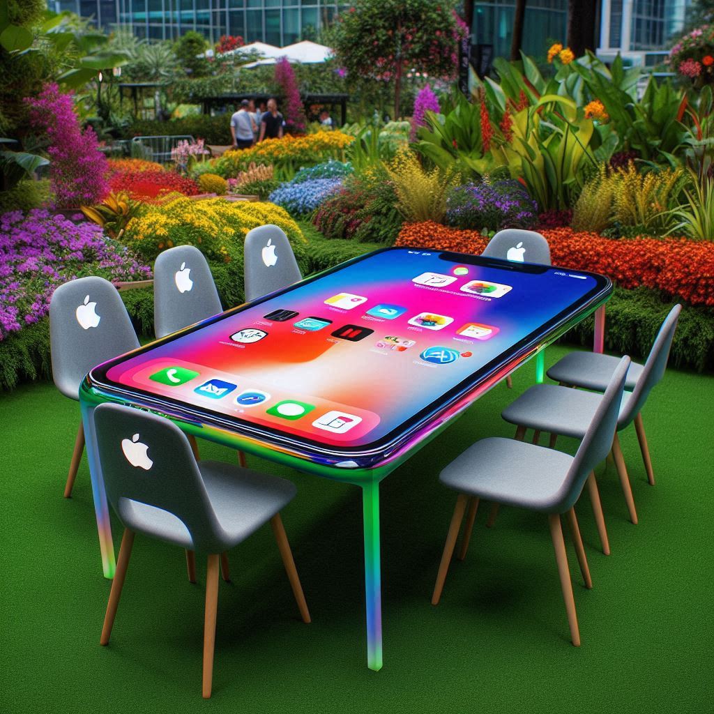 Smartphone Shaped Patio Sets 4