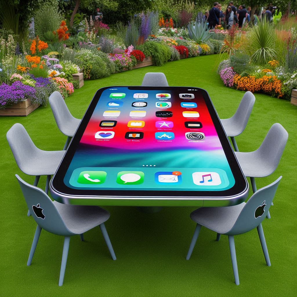 Smartphone Shaped Patio Sets 6