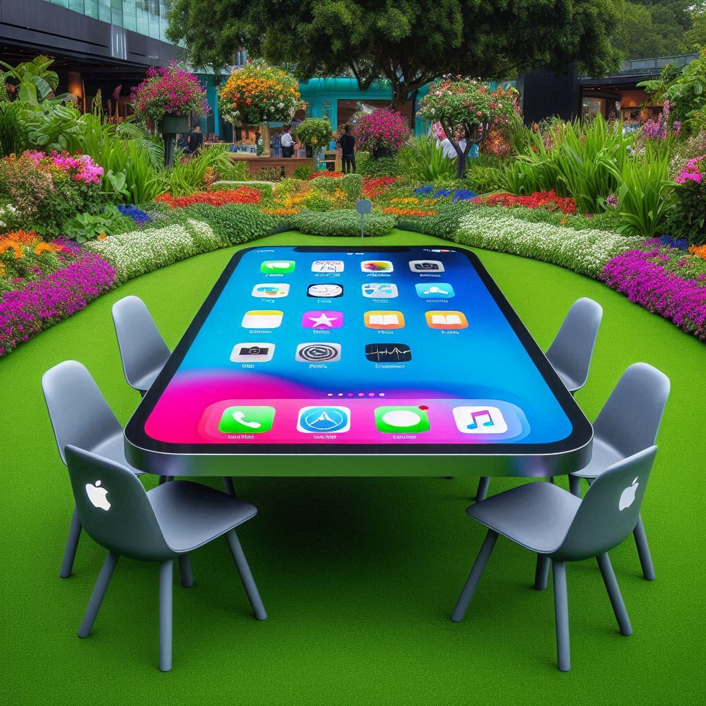 Smartphone Shaped Patio Sets 9