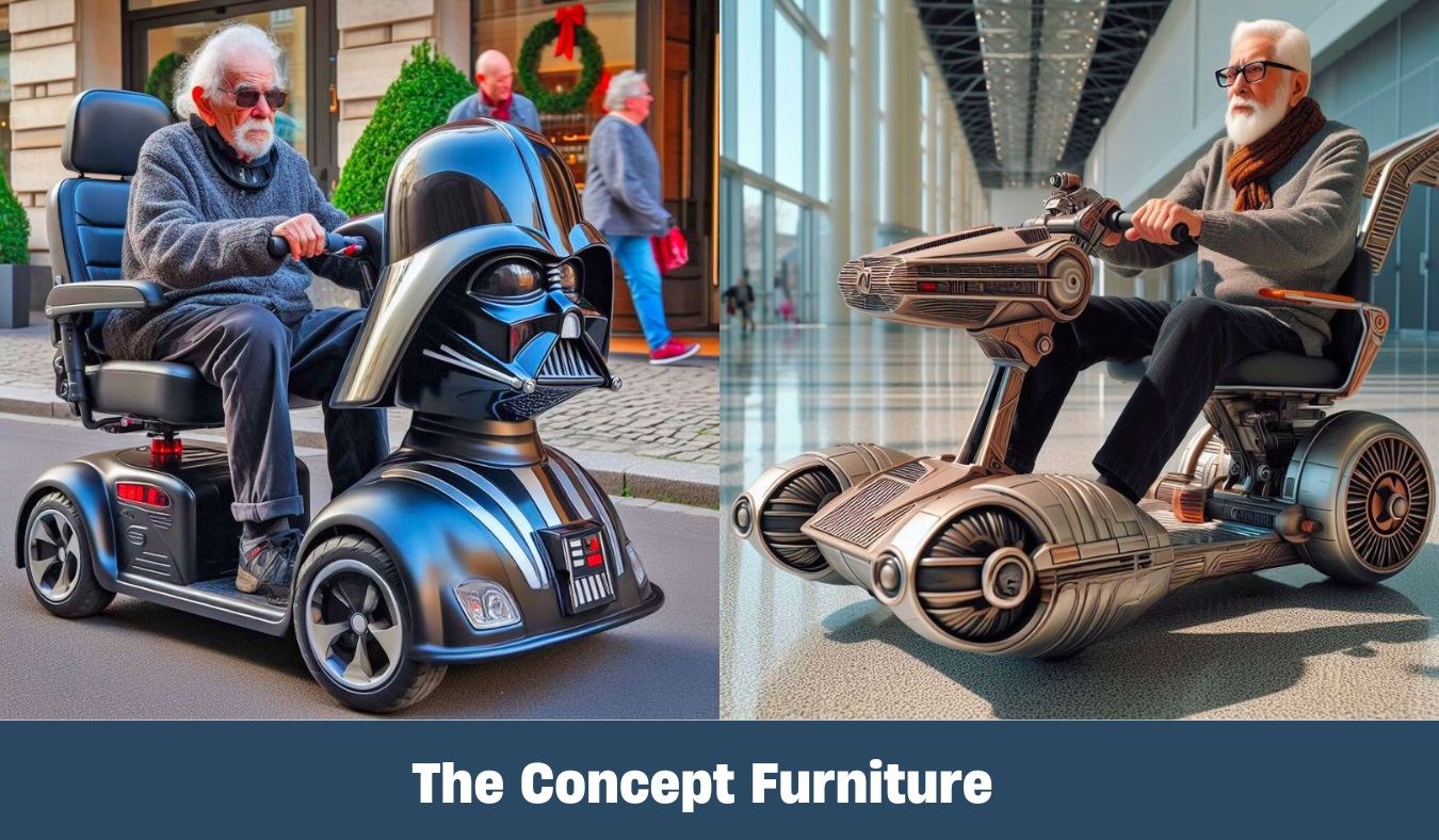 Transforming Seniors into Galactic Heroes with These Star Wars Mobility Scooters