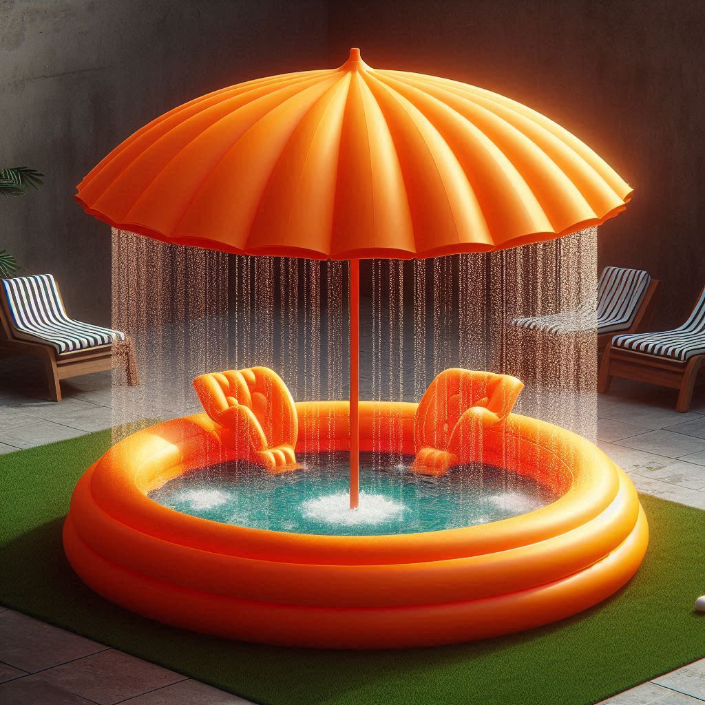 Umbrella Shaped Swimming Pools 9