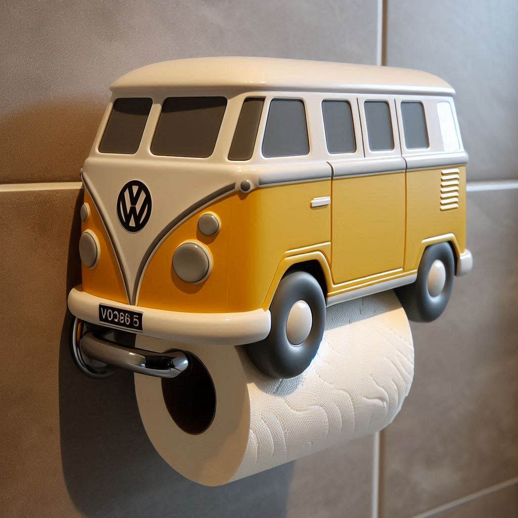 VW Bus Shaped Toilet Paper Holder 1