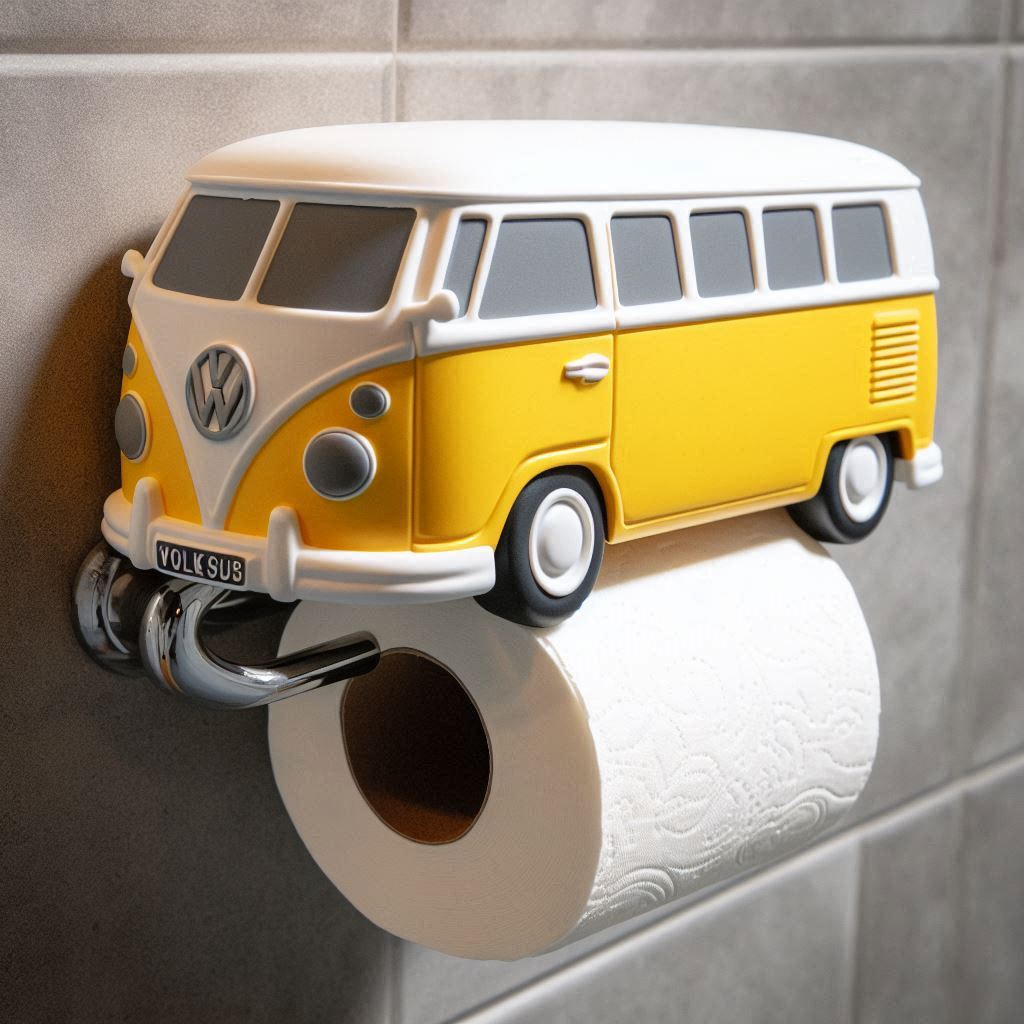 VW Bus Shaped Toilet Paper Holder 2