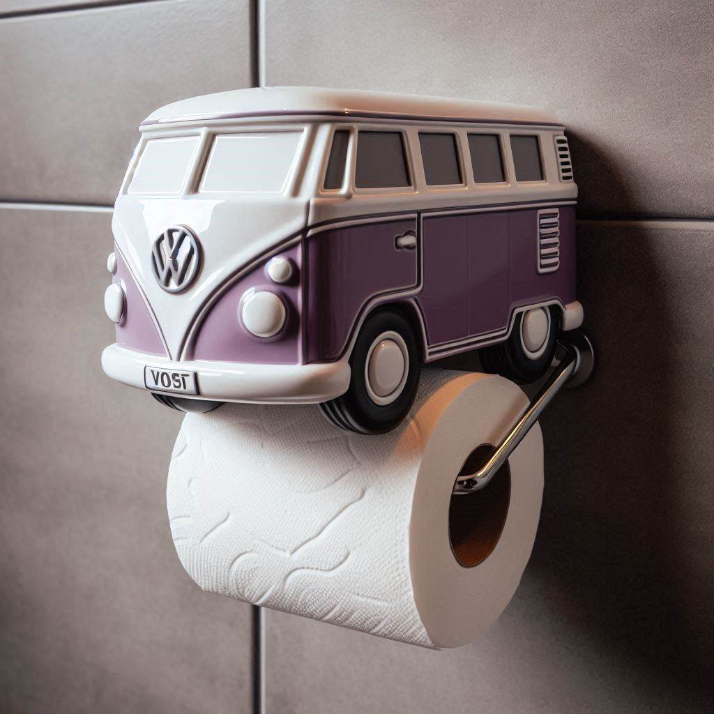 VW Bus Shaped Toilet Paper Holder 3