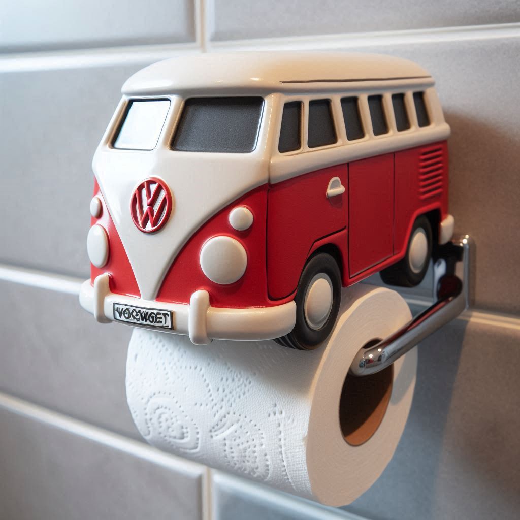 VW Bus Shaped Toilet Paper Holder 4