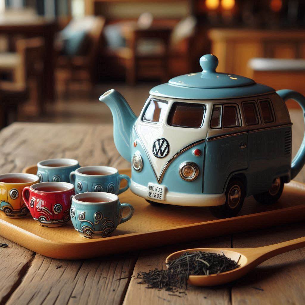 Volkswagen Bus Shaped Teapot 1