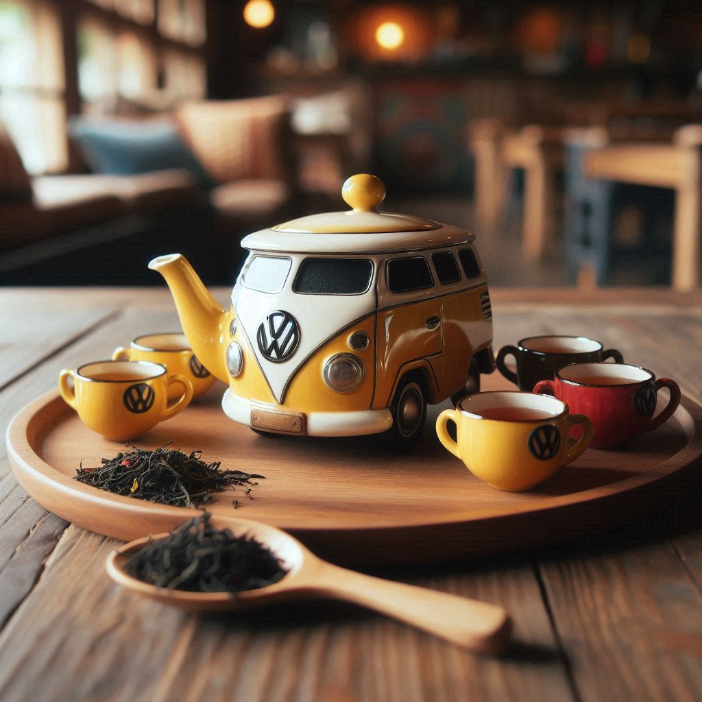 Volkswagen Bus Shaped Teapot 5