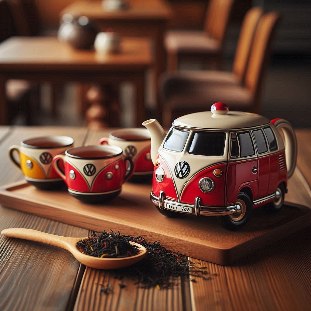 Volkswagen Bus Shaped Teapot 7