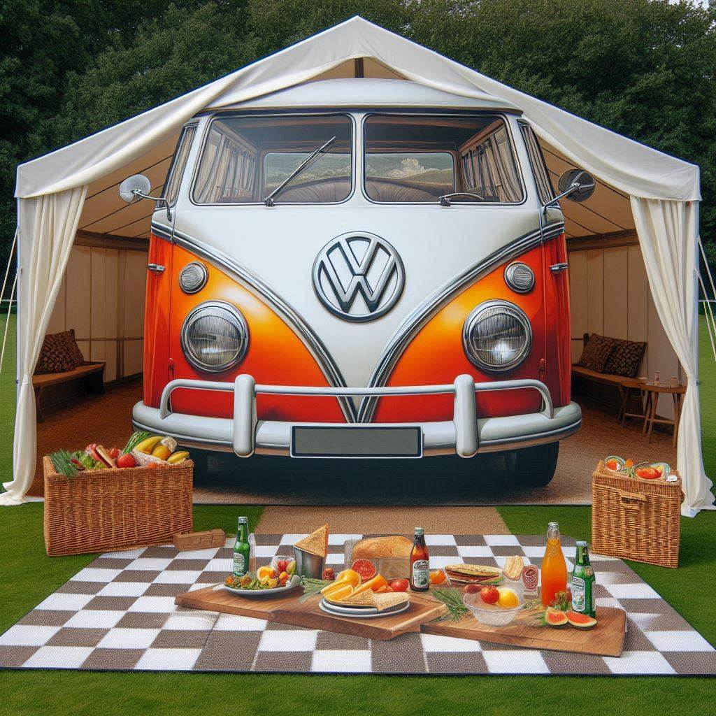 Volkswagen Bus Shaped Tent 1