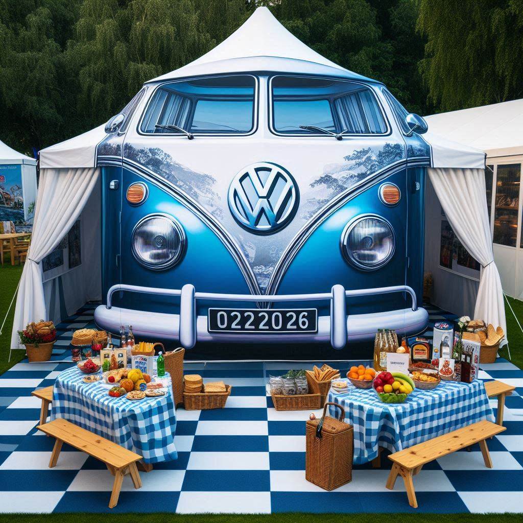 Volkswagen Bus Shaped Tent 3