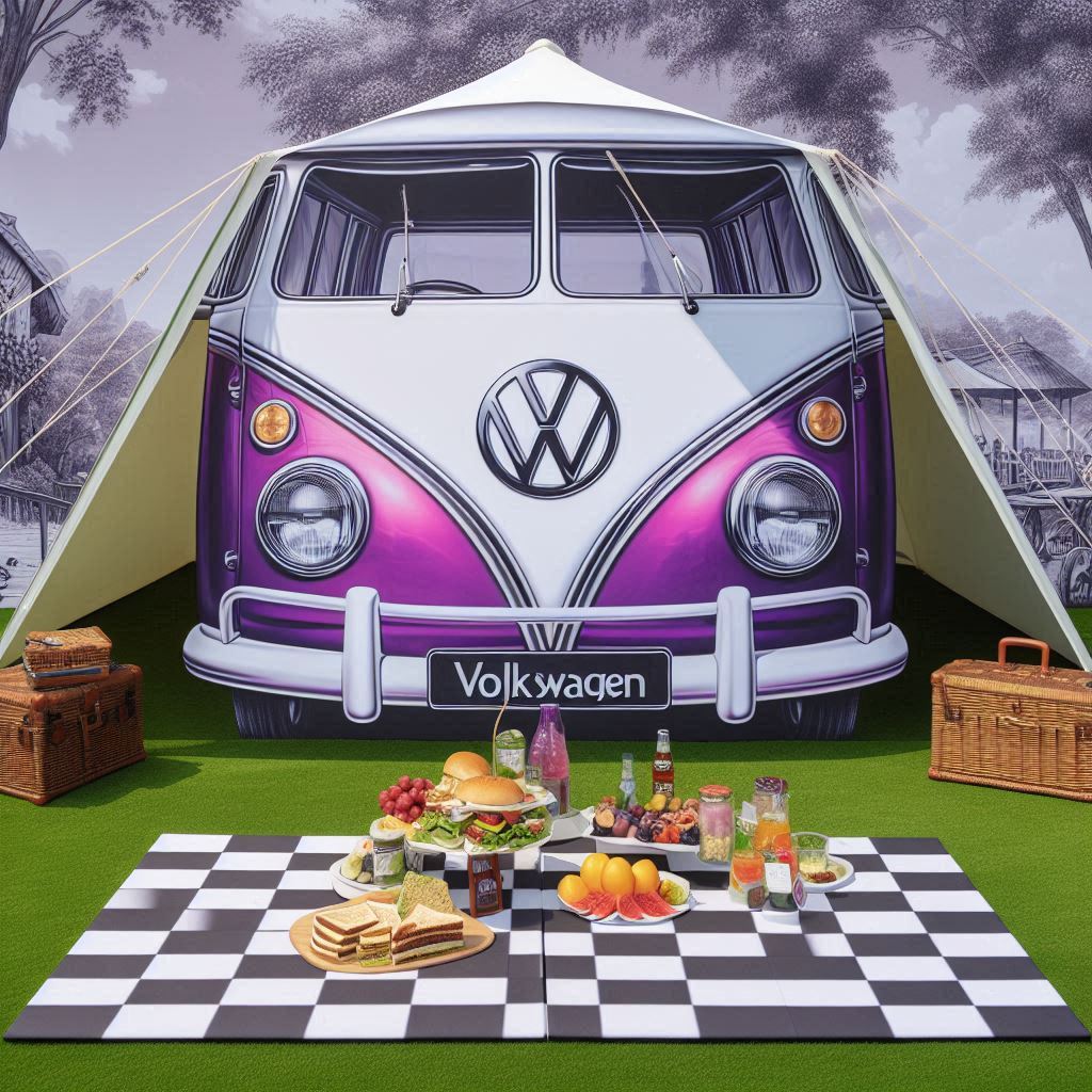 Volkswagen Bus Shaped Tent 6