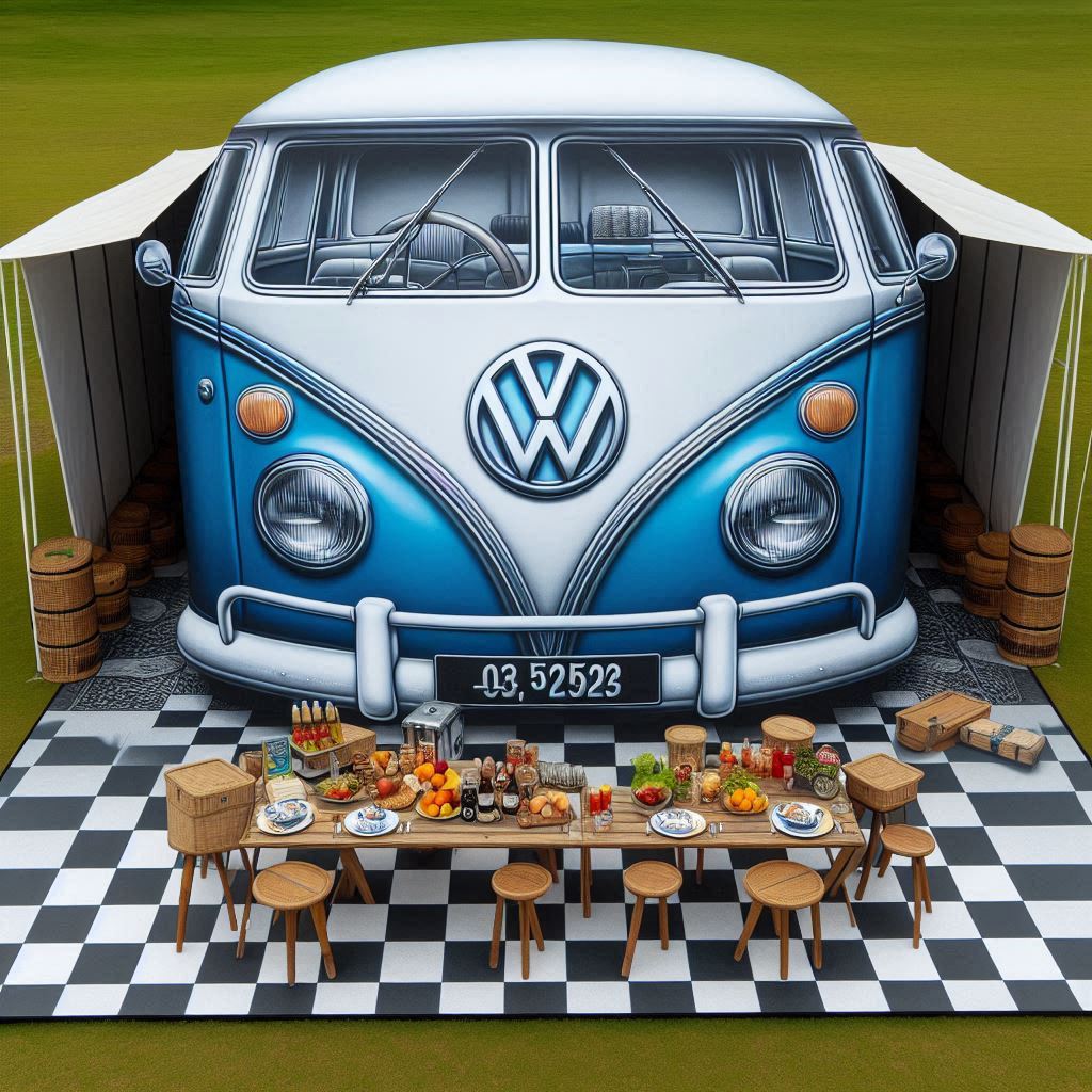 Volkswagen Bus Shaped Tent 9