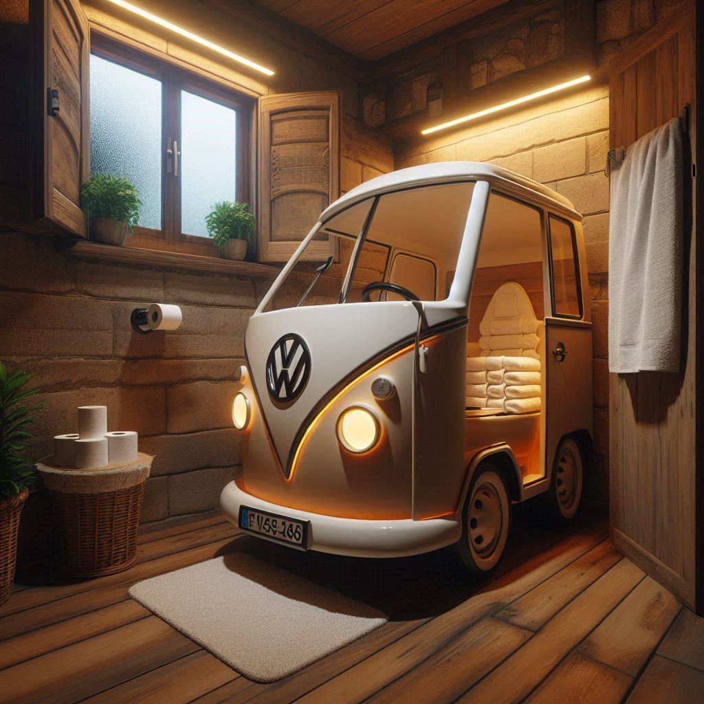 Volkswagen Shaped Toilet 8