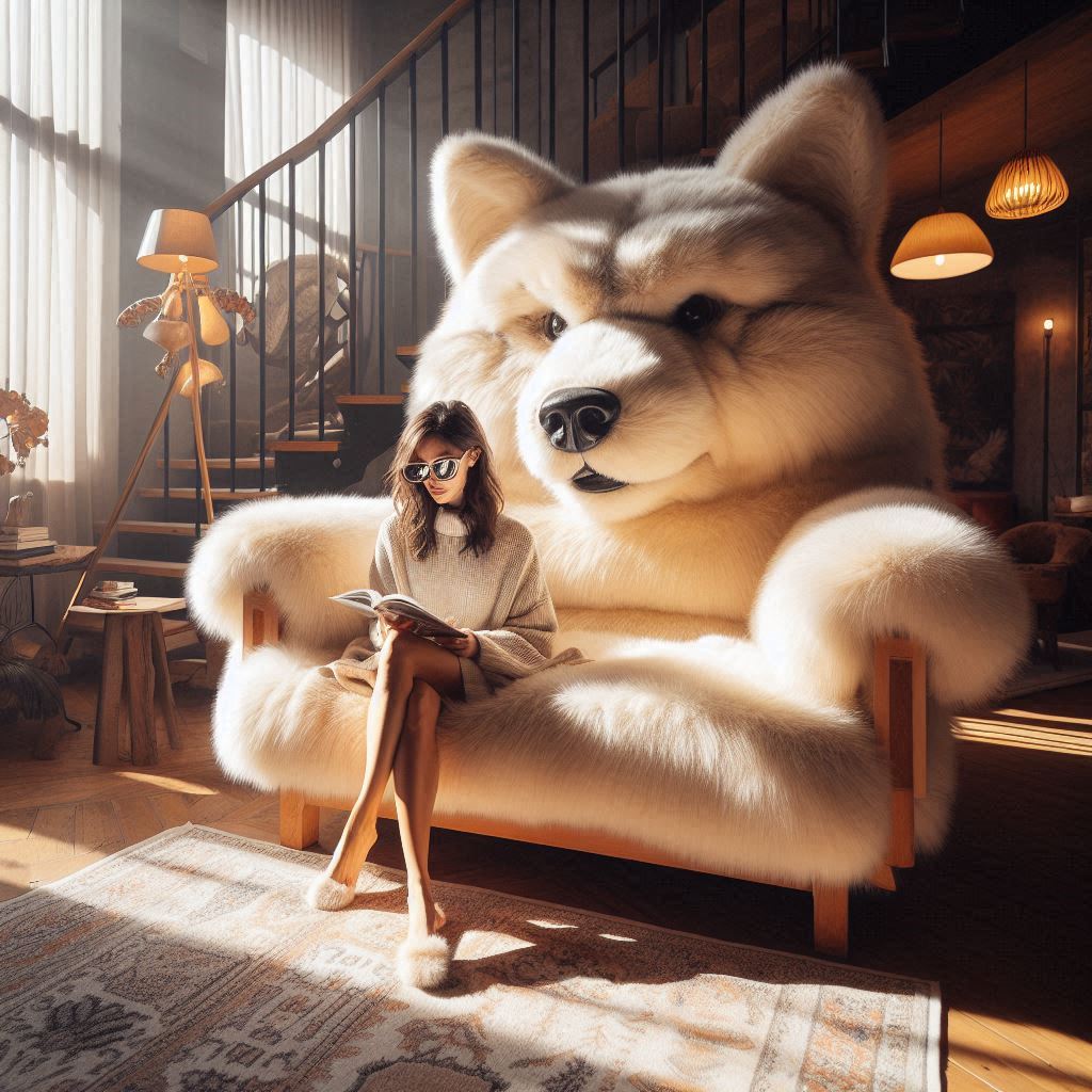 Wolf Shaped Sofa 2